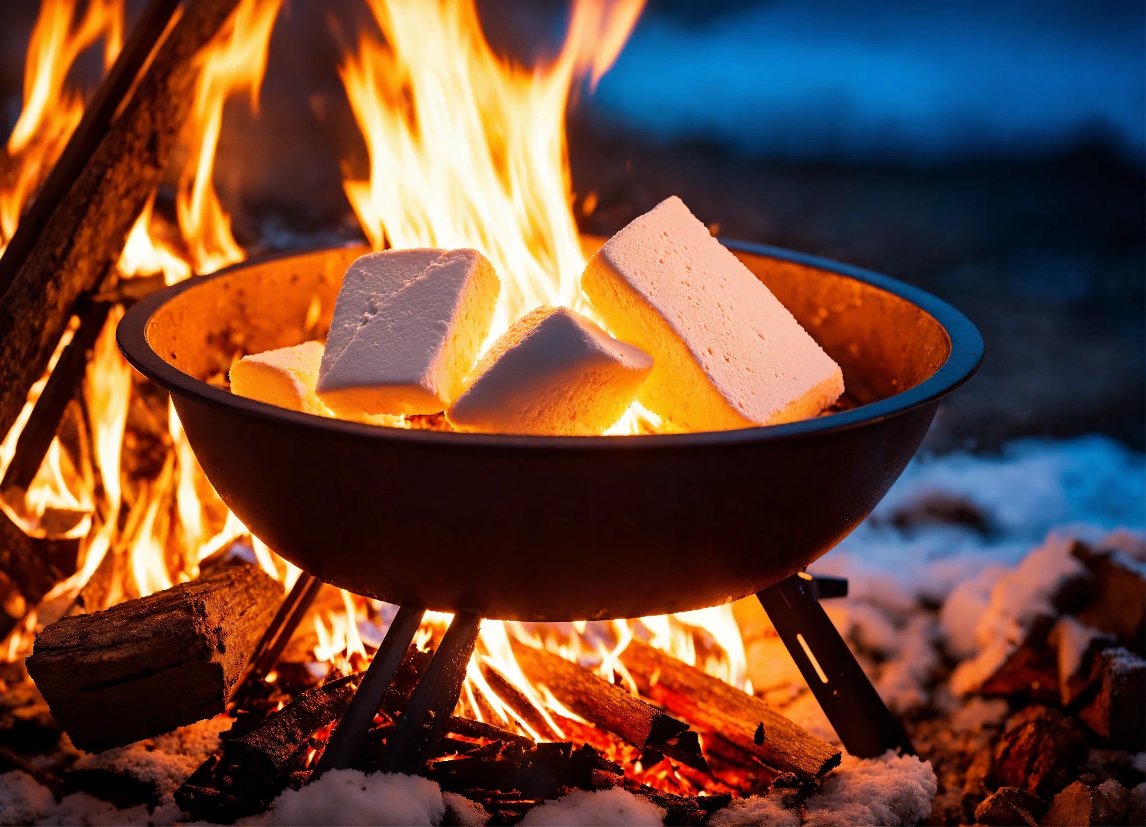 marshmallow-toasting2 Découvrez l'Art de Griller des Chamallows avec un Chalumeau de Cuisine